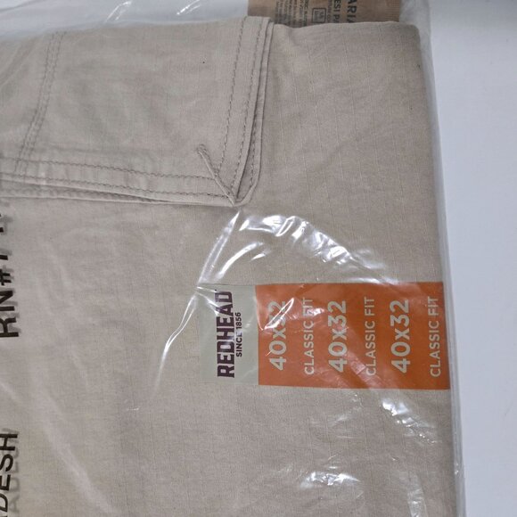 RedHead Ripstop Flex Cargo Pants in White Pepper - Size 40x32 - Picture 3 of 8